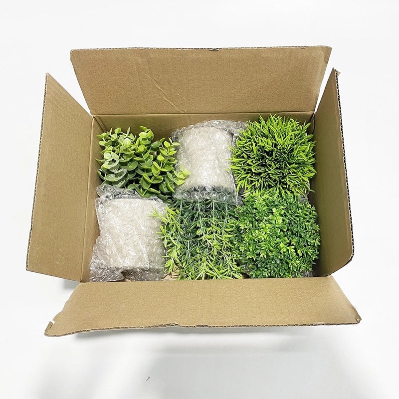 Artificial Eucalyptus Leaves Potted Plant for Desktop Decoration|Home & Garden Decor