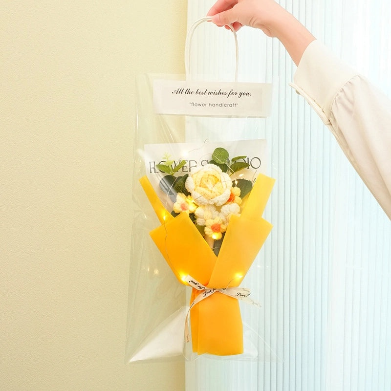 Simple Elegant Fabric Flower Bouquet|Home Decor Artificial Flowers