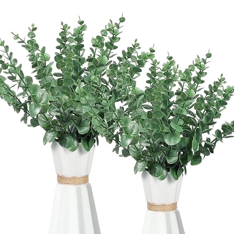 Faux Leaf Plastic Decorative Plants for Home|Home Decor & Artificial Plants