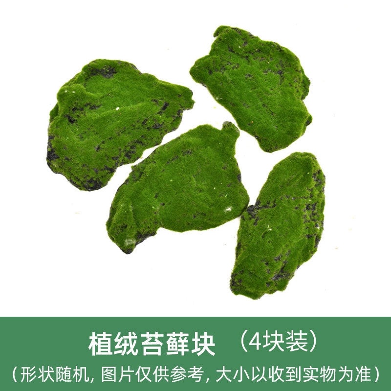 Artificial Moss Plant Set for Indoor Micro Landscape, Soft Green Fake Moss Decoration for Window and Aisle|Home Decor