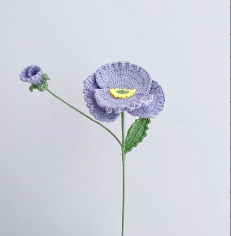 Handmade Pastoral Flower Yarn Artificial Blooms|Home Decor & Artificial Flowers