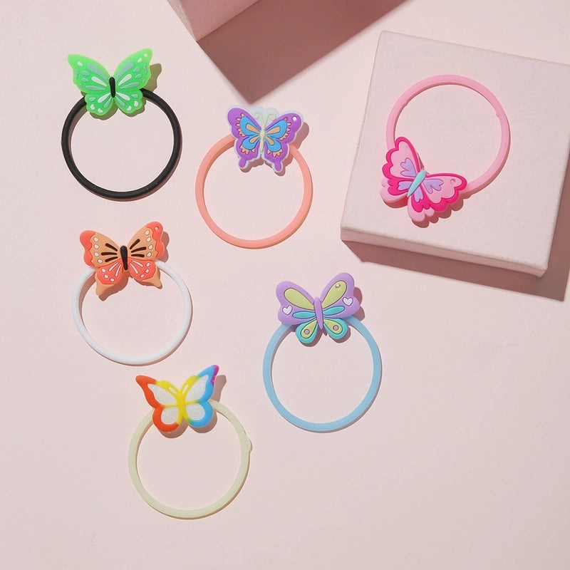 Cartoon Butterfly PVC Kids Party Gift Jewelry Set 1 Piece|Children's Accessories