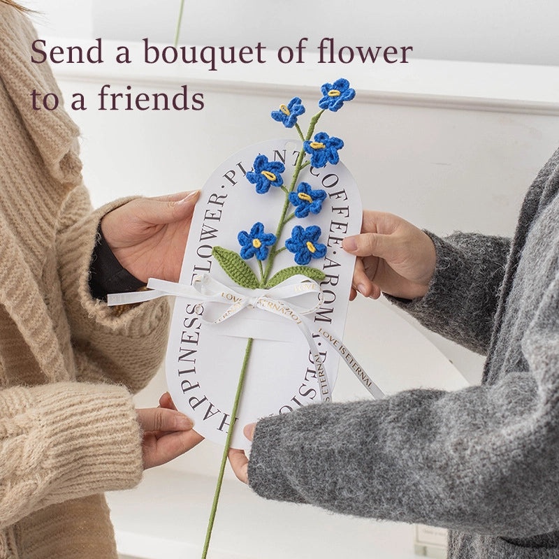 Colorful Yarn Handmade Artificial Flowers|Home Decor Artificial Flowers