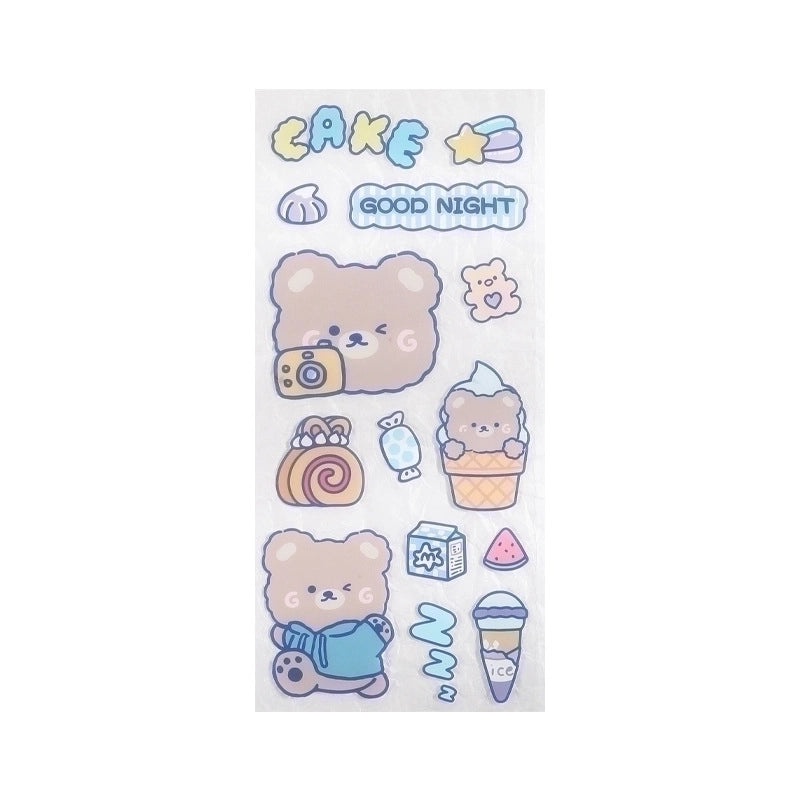 Adorable Cartoon Waterproof Decorative Sticker Set|Home Decor & Stickers