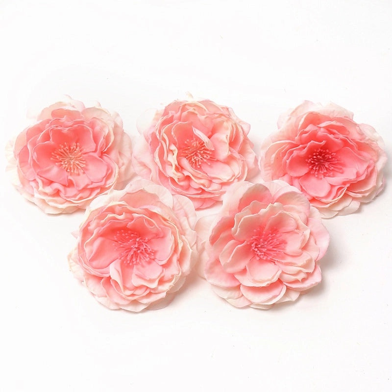 Pink Handmade Artificial Flower Hair Accessories for Wedding Photography DIY Decoration|Wedding Accessories