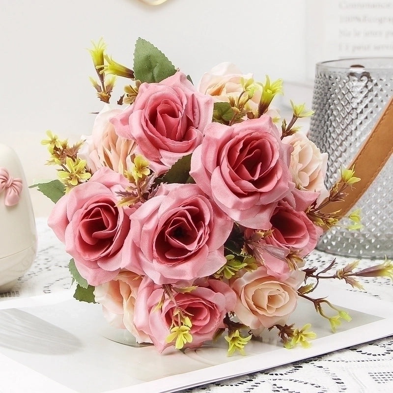 Urban Style Silk Flower Plastic Imitation Plants Decorative Artificial Flowers for Home|Home Decor Artificial Flowers