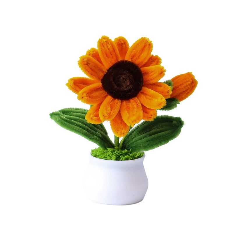 Elegant Casual Sunflower Plush Artificial Flowers for Women|Home Decor Artificial Flowers