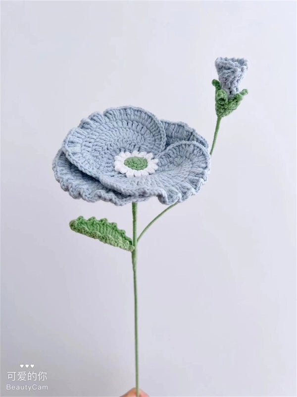 Handmade Pastoral Flower Yarn Artificial Blooms|Home Decor & Artificial Flowers