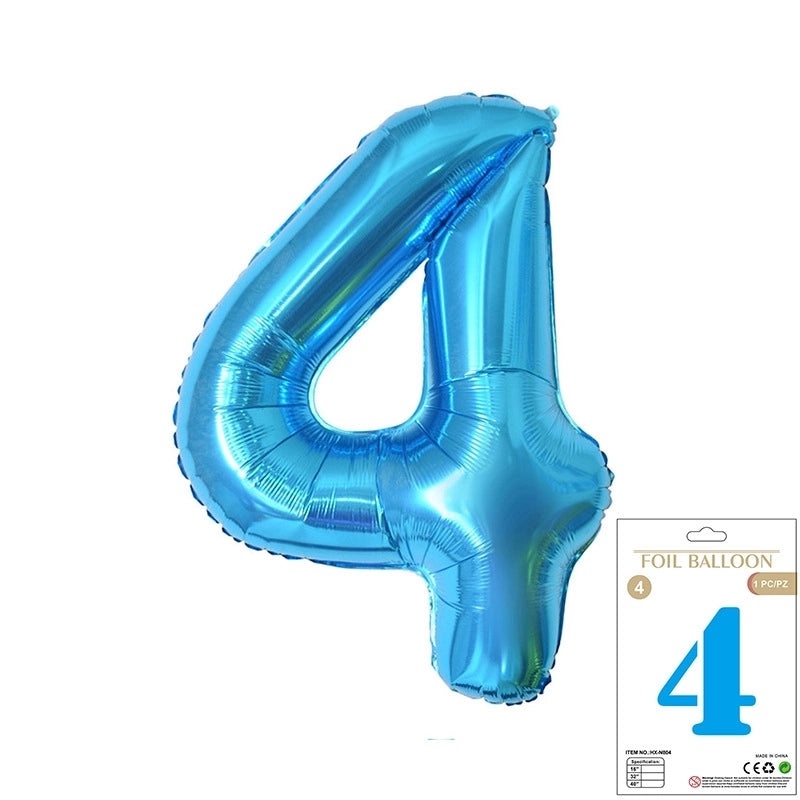 Personalized Birthday Number Balloons Aluminum Foil Party Decorations|Party Supplies Balloons