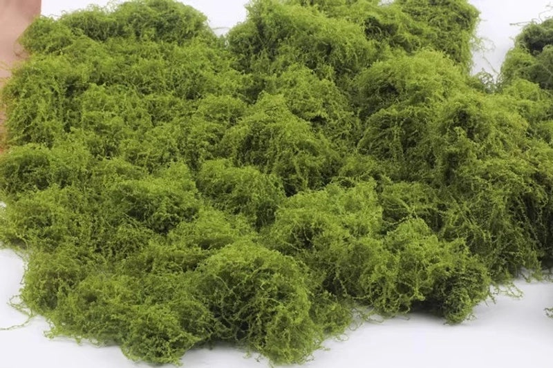 Artificial Moss Plant Set for Indoor Micro Landscape, Soft Green Fake Moss Decoration for Window and Aisle|Home Decor