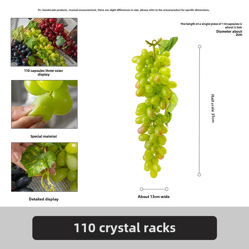 Realistic Fake Fruit Set Apple Grape Banana for Home Decor Exhibition Hotel Display Teaching Photography Props|Home Decor