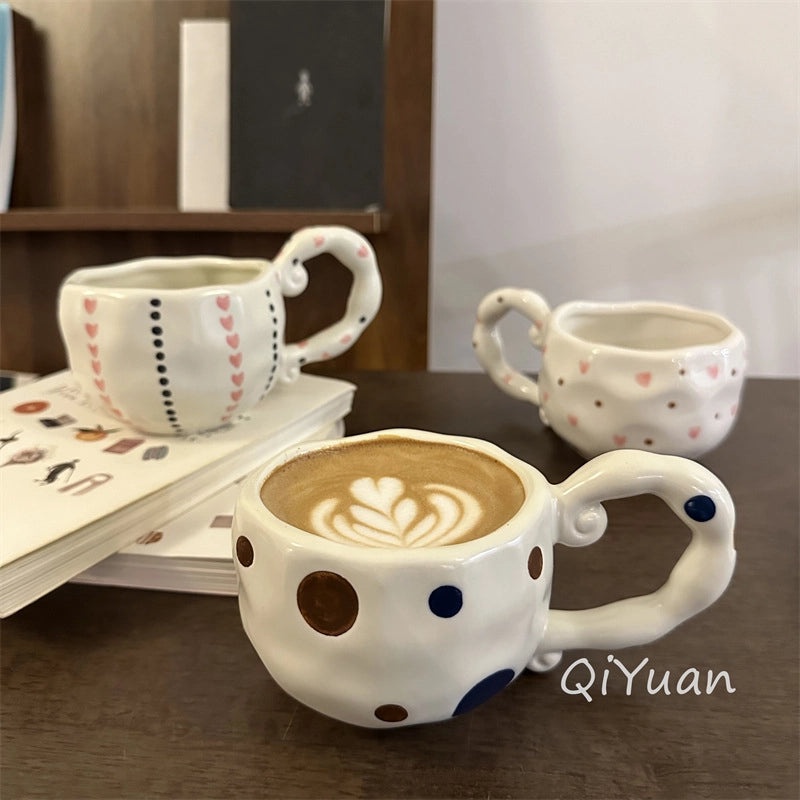 Charming Floral Ceramic Coffee Mug Single Piece|Home & Kitchen Mugs