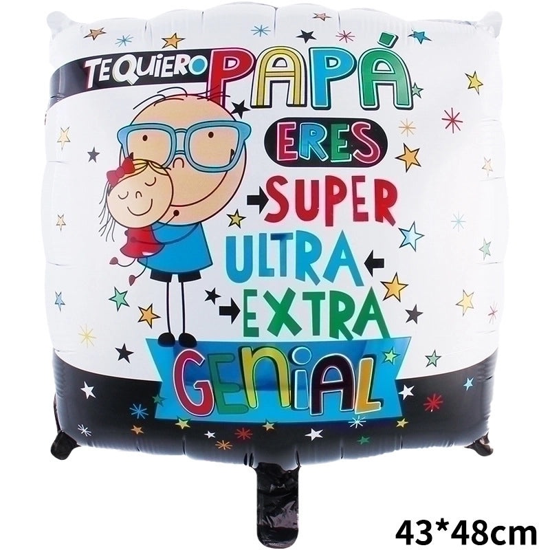 50 Pack Heart Shaped Bow Knot Aluminum Foil Balloons for Father's Day Party Decoration|Party Supplies Balloons