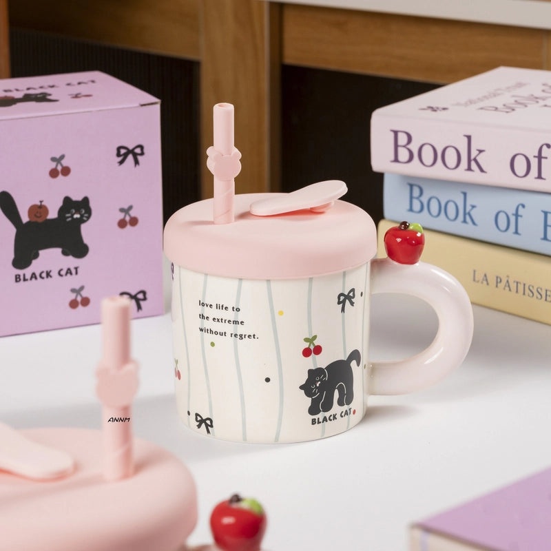 Adorable Cartoon Ceramic Coffee Mug 1 Piece|Home & Kitchen Mugs