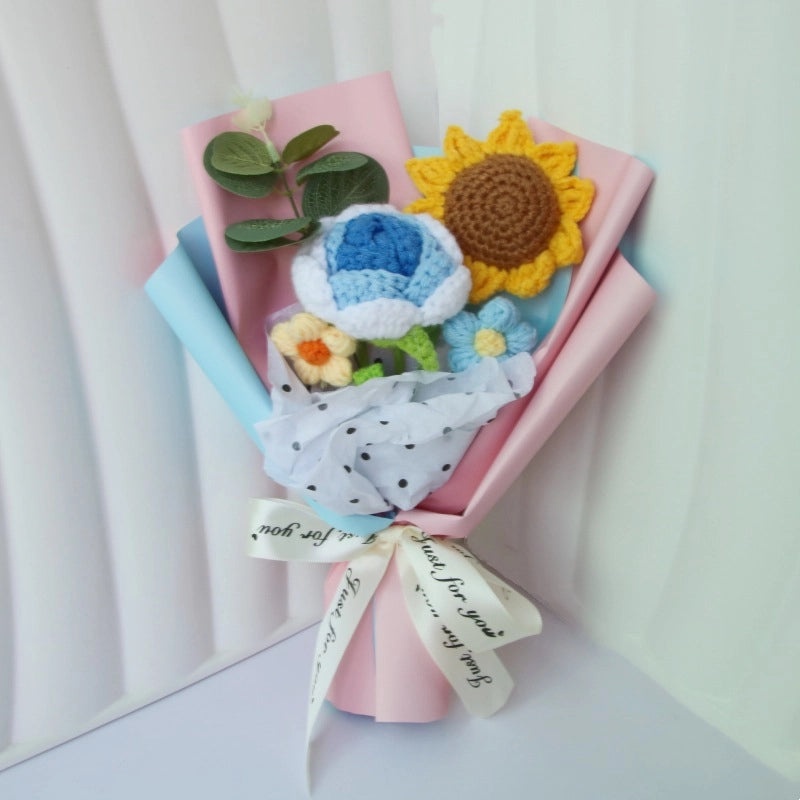 Simple Elegant Fabric Flower Bouquet|Home Decor Artificial Flowers