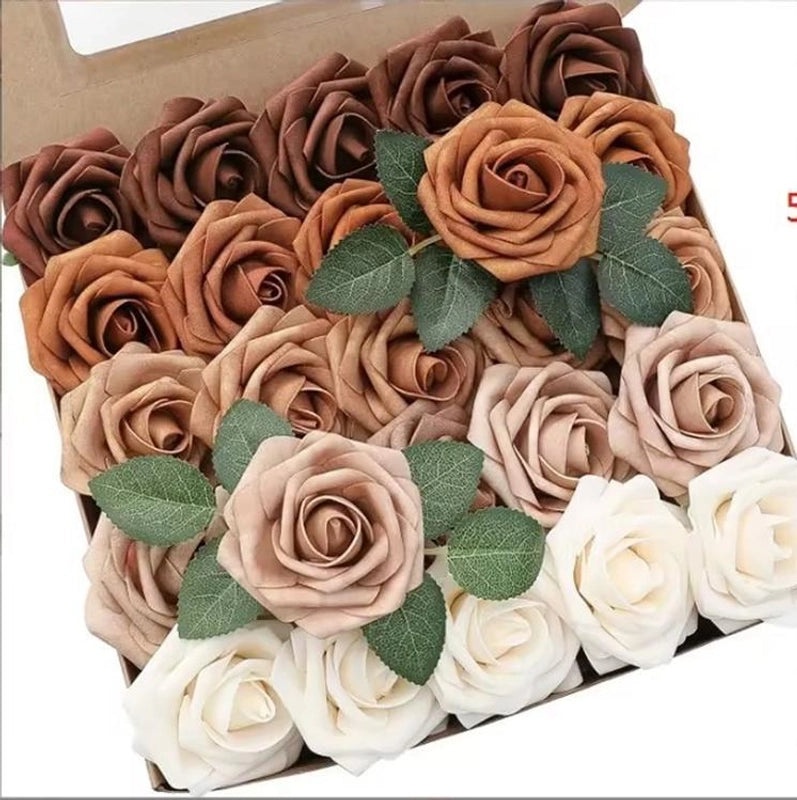 Chic Floral Plastic Artificial Flowers for Women|Home Decor & Artificial Flowers