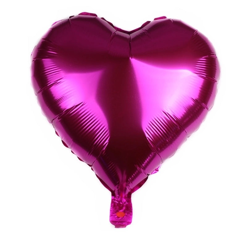 50 Pack Valentine's Day Heart-Shaped Aluminum Foil Balloons for Party Decor|Party Supplies