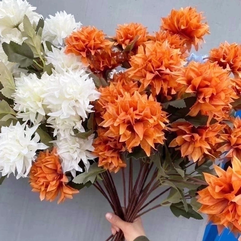 20 Pieces Artificial Silk Flowers Pastoral Style Decorative Floral Arrangement|Home Decor Artificial Flowers