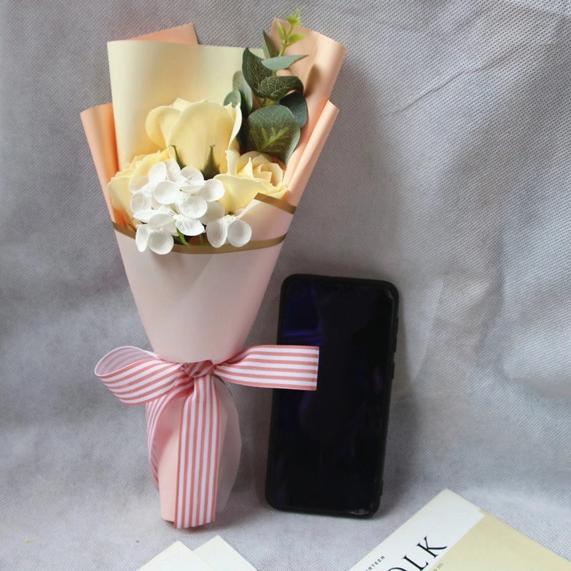 Minimalist Classic Flower Soap Artificial Flowers for Home Decor|Home & Garden > Home Decor > Artificial Flowers