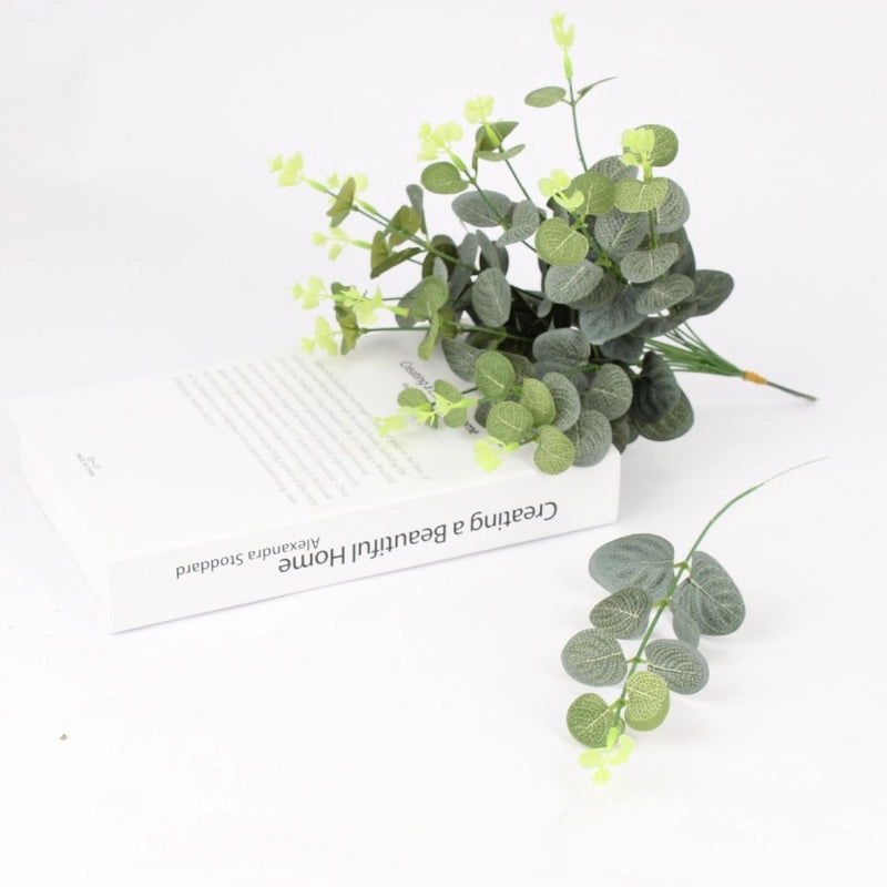 Elegant Minimalist Silk Leaf Flower Arrangement|Home Decor Artificial Flowers