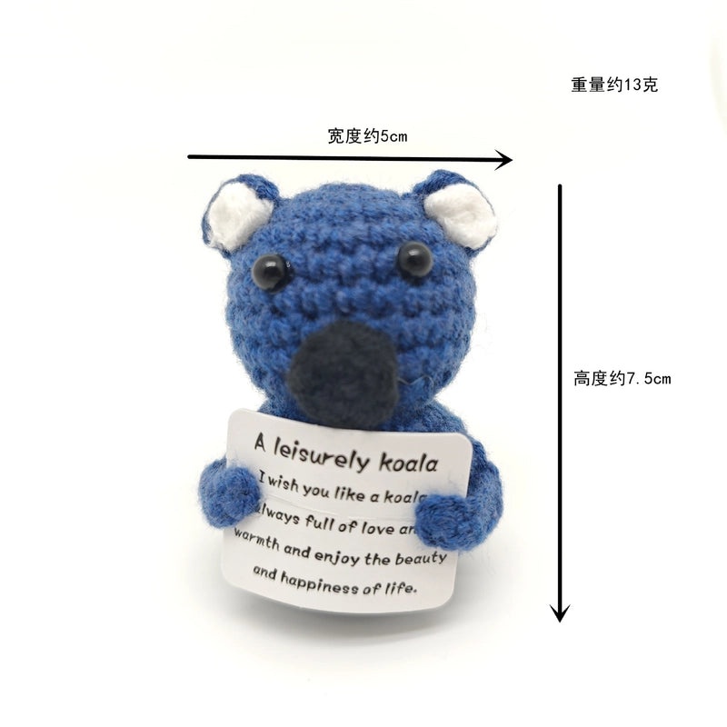 Adorable Animal and Fruit Vegetable Yarn Ornaments for Home Decor | Home Decor & Accessories