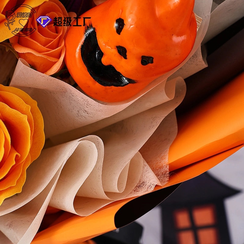Halloween Modern Classic Floral Plastic Soap Flower Bouquet|Home Decor & Party Supplies