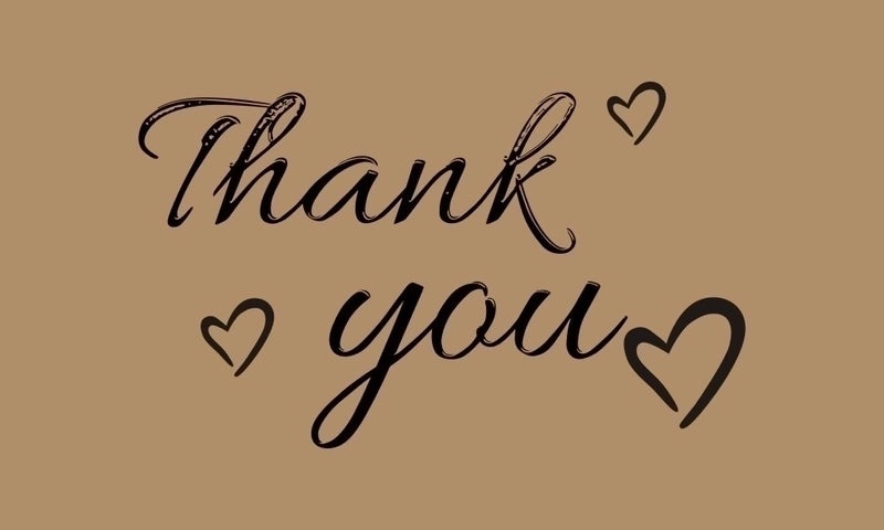 200 Kraft Paper Thank You Cards 300g Decorative Notes for Gift Tags|Stationery & Cards