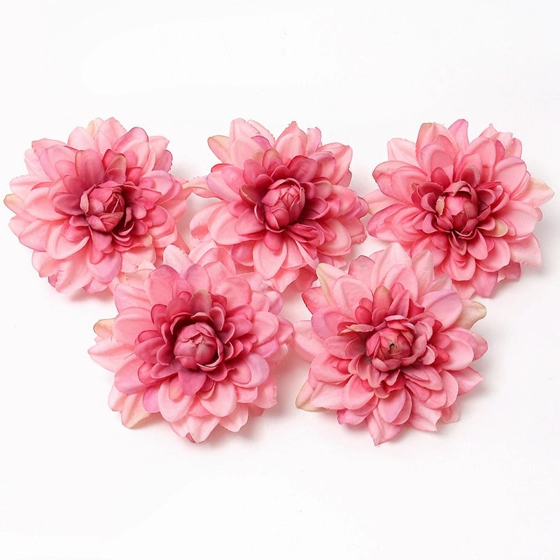 Pink Handmade Artificial Flower Hair Accessories for Wedding Photography DIY Decoration|Wedding Accessories