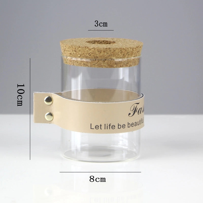 Elegant Geometric Glass Artificial Flowers for Home Decor|Home Decor Accessories