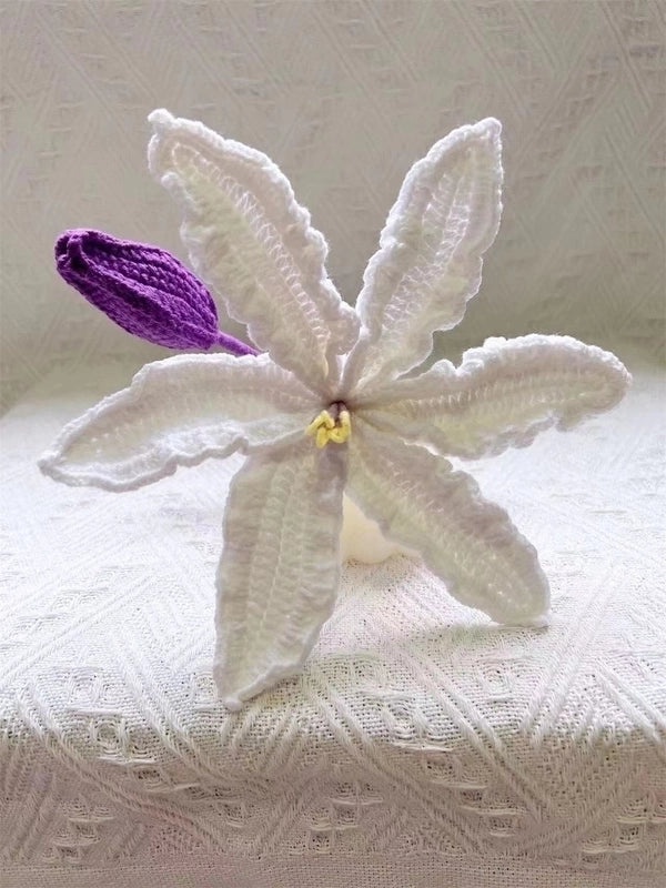 Handmade Pastoral Flower Yarn Artificial Blooms|Home Decor & Artificial Flowers