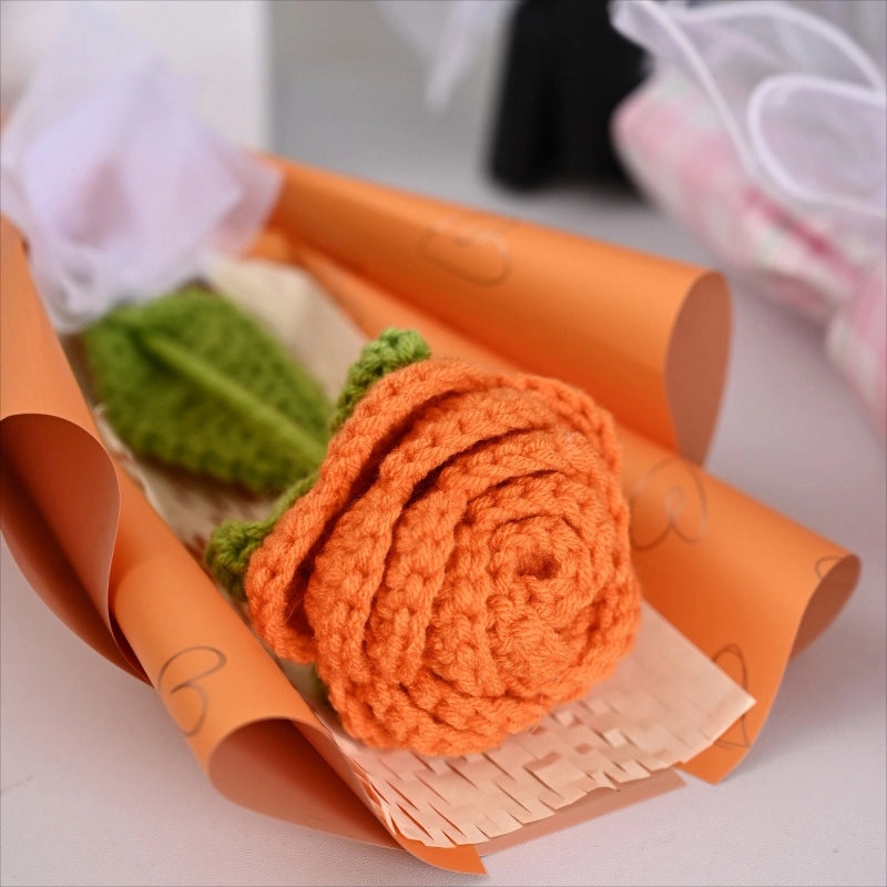 Elegant Minimalist Flower Yarn Artificial Flowers for Teachers' Day | Jewelry & Accessories