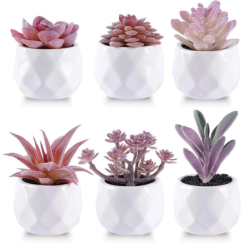 Minimalist Plastic Artificial Plant Flowers for Home Decor|Home & Garden Artificial Plants