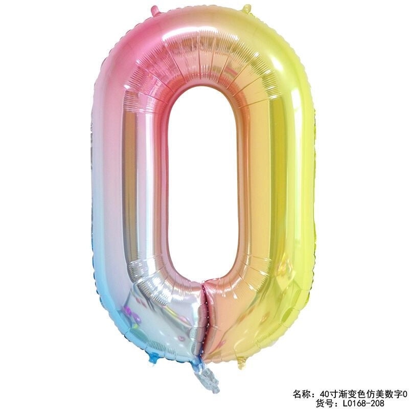 Personalized Birthday Number Balloons Aluminum Foil Party Decorations|Party Supplies Balloons