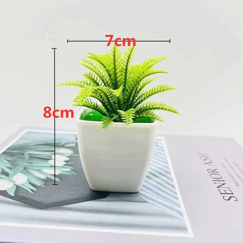 Artificial Succulent Aloe Plant Desktop Decoration Small Green Radish Pot|Home Decor