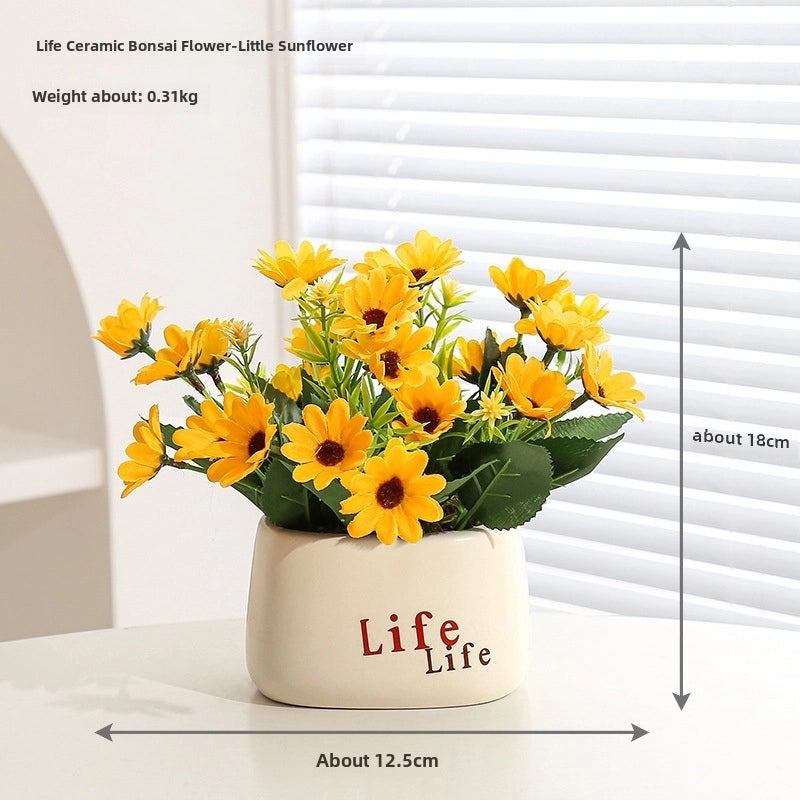 Artificial Hydrangea Bouquet Green Floral Arrangement for Living Room Desktop Decoration|Home Decor Artificial Flowers