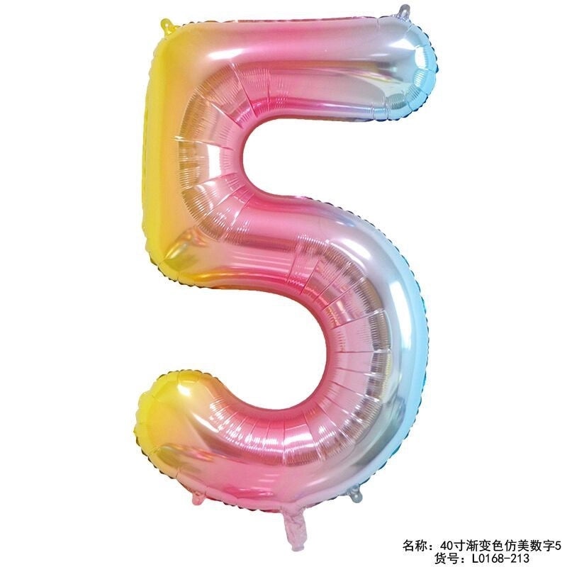 Personalized Birthday Number Balloons Aluminum Foil Party Decorations|Party Supplies Balloons