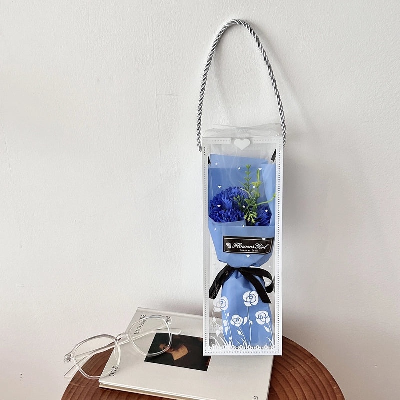 Romantic Carnation Rose Soap Flower Artificial Floral Arrangement|Home Decor Artificial Flowers