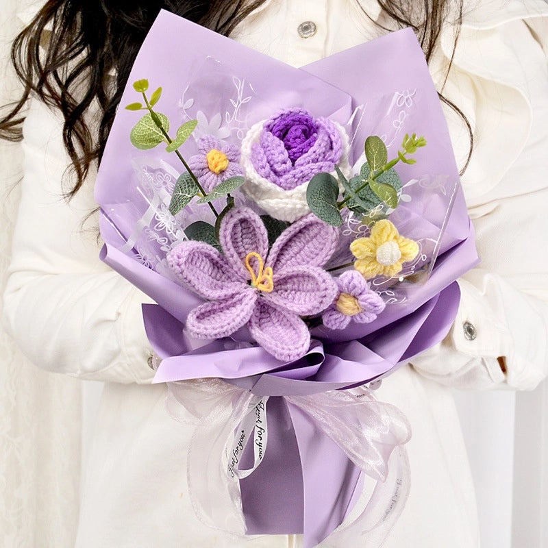 Simple Elegant Fabric Flower Bouquet|Home Decor Artificial Flowers