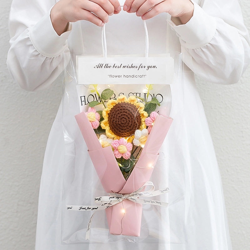 Simple Elegant Fabric Flower Bouquet|Home Decor Artificial Flowers