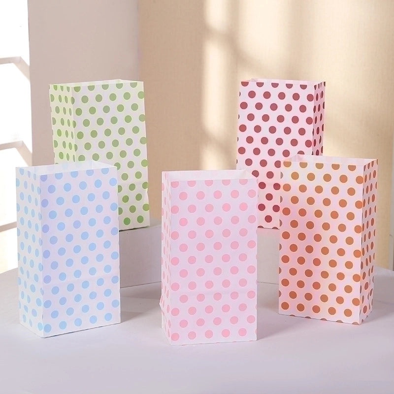 Adorable Polka Dot Paper Gift Bags for Party Favors|Gift Packaging