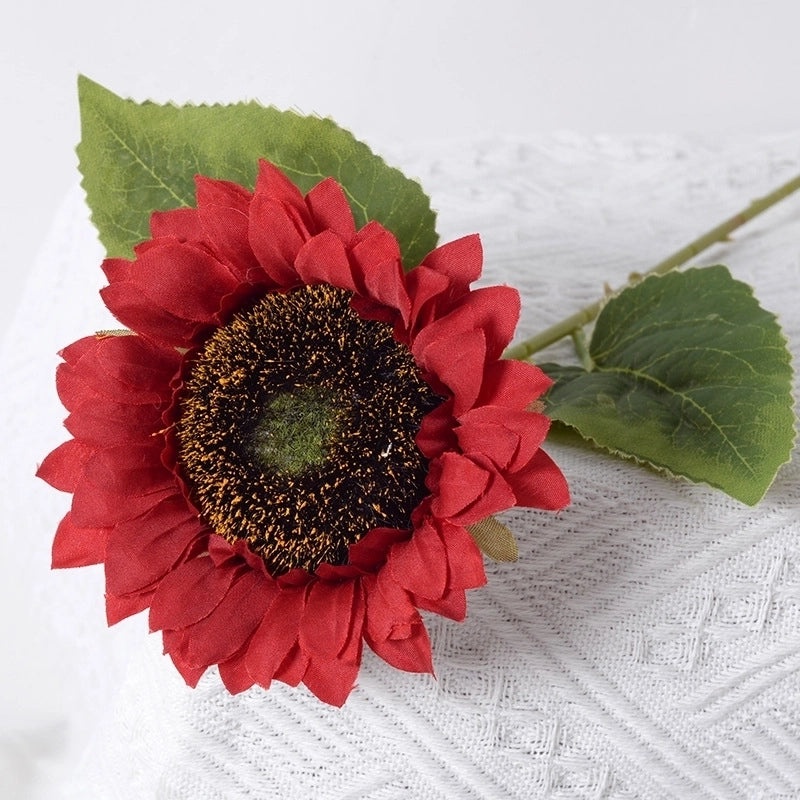 Retro Pastoral Sunflower Silk Flower Bouquet|Home Decor Artificial Flowers