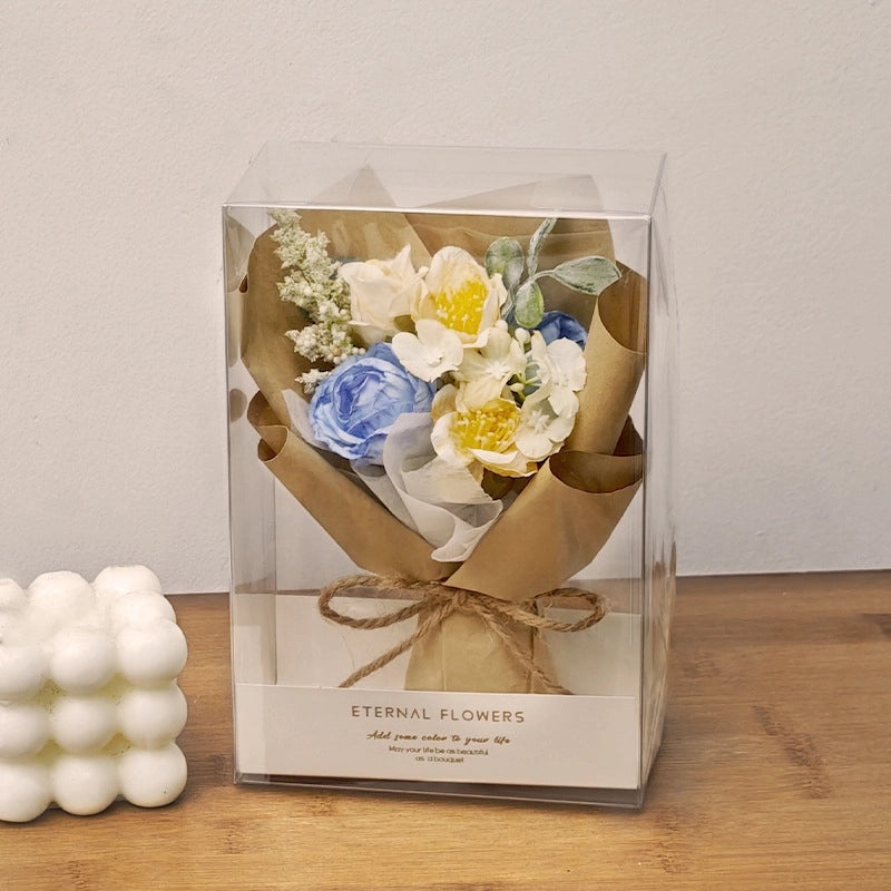 Vibrant Silk Flower Bouquet, Romantic Artificial Floral Arrangement|Home Decor Artificial Flowers