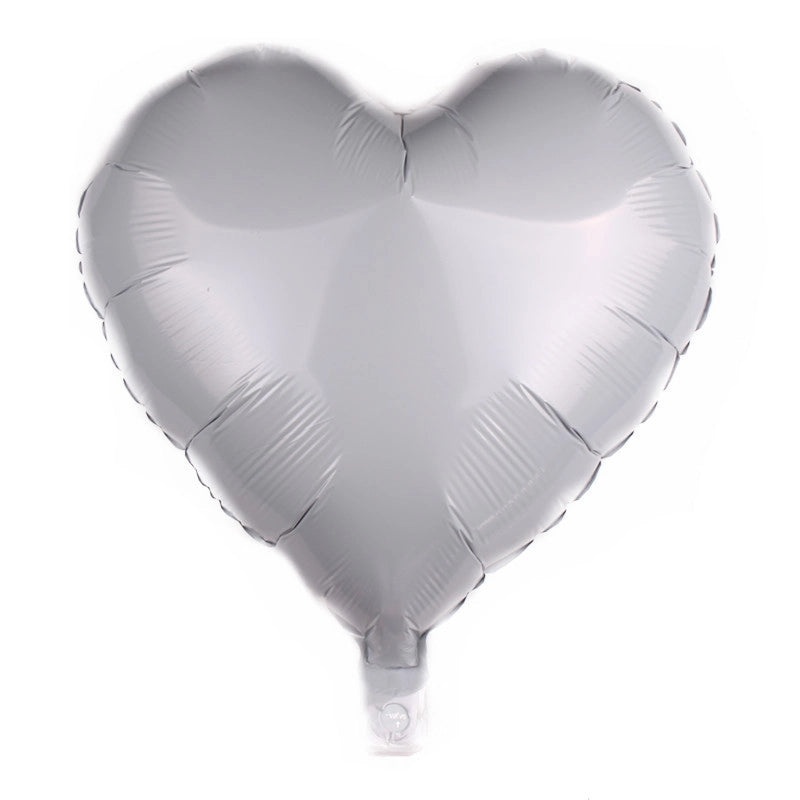 50 Pack Valentine's Day Heart-Shaped Aluminum Foil Balloons for Party Decor|Party Supplies