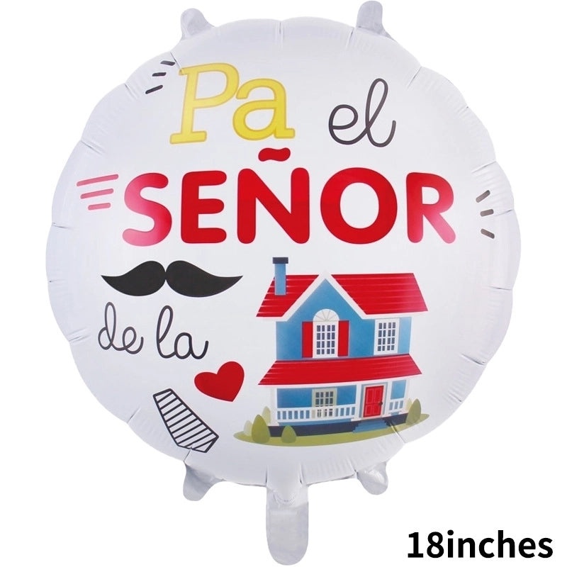 50 Pack Heart Shaped Bow Knot Aluminum Foil Balloons for Father's Day Party Decoration|Party Supplies Balloons