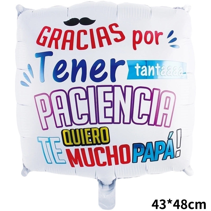 50 Pack Heart Shaped Bow Knot Aluminum Foil Balloons for Father's Day Party Decoration|Party Supplies Balloons