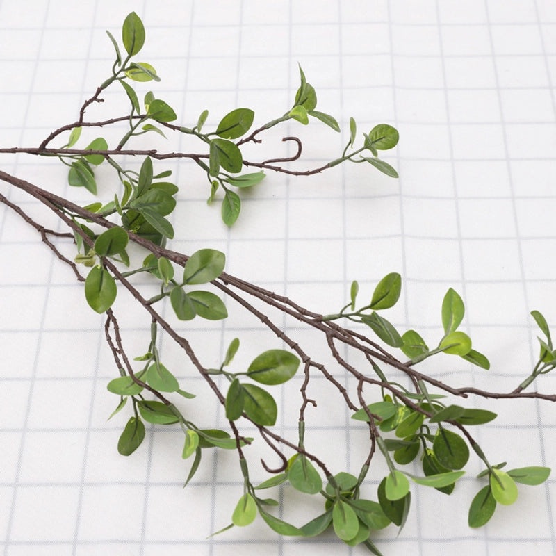 Simulation Milan Leaf Wall Decor Indoor Green Plant Ornaments for Home Decoration|Home Decor