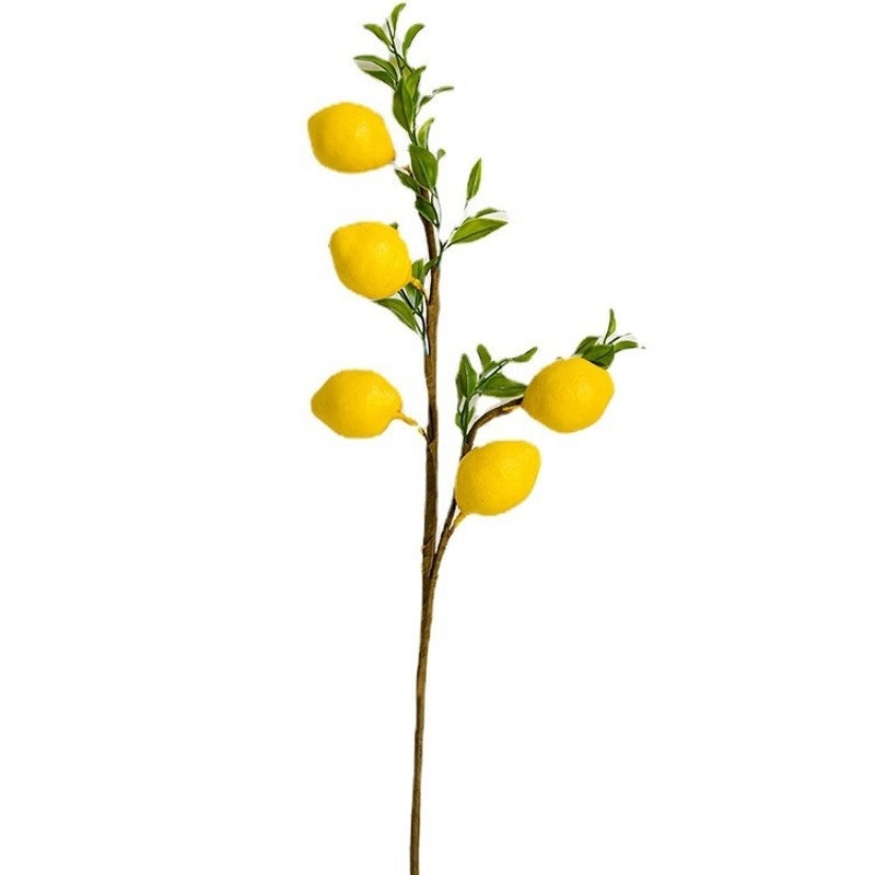Artificial Lemon Fruit Tree Decor for Home Living Room Fake Flower Photo Props for Clothing Store|Home Decoration