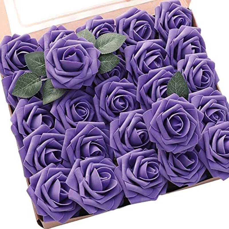 Chic Floral Plastic Artificial Flowers for Women|Home Decor & Artificial Flowers