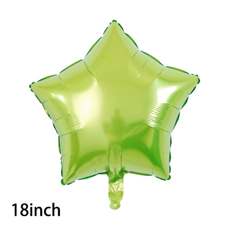 Birthday Star and Heart Shaped Aluminum Foil Balloons for Party Decorations|Party Supplies Balloons
