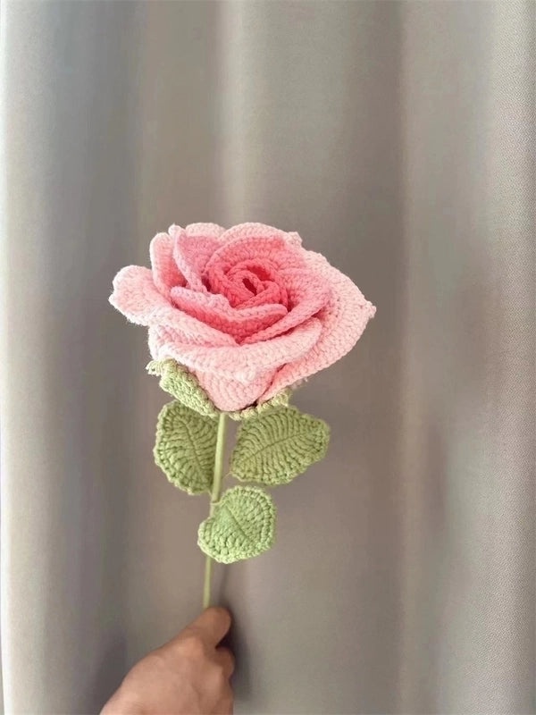Elegant Lady Flower Yarn Artificial Blooms|Home Decor Artificial Flowers